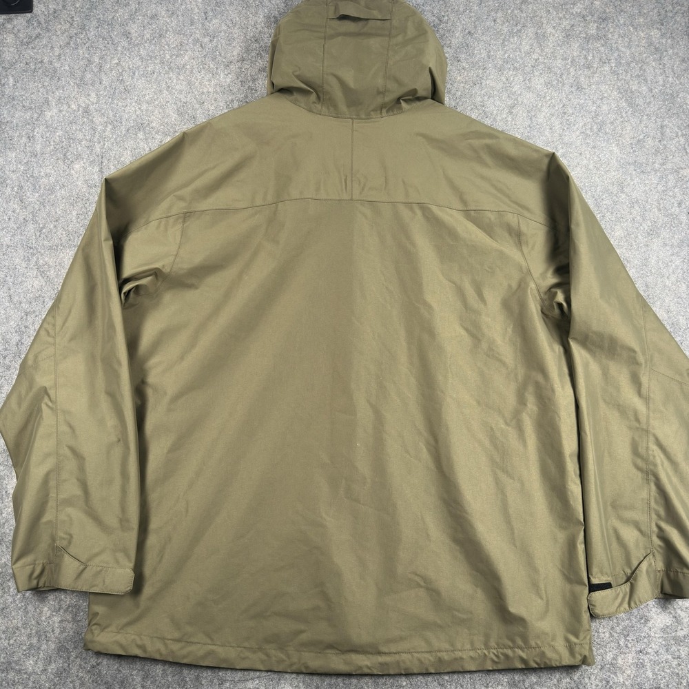 Filson Jacket Mens 2XL Green Hooded Nylon Rain Coat Water Resistant Softshell - Picture 13 of 16